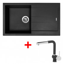 Sinks AMANDA 860 NANO Nanoblack+MIX...